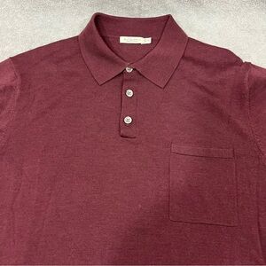 Suitsupply Polo Mens XL Merino Wool Quiet Luxury Timeless Preppy Minimal Capsule